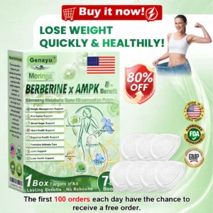 𝐆𝐞𝐧𝐚𝐲𝐮® 𝐌𝐨𝐫𝐢𝐧𝐠𝐚 × 𝐁𝐞𝐫𝐛𝐞𝐫𝐢𝐧𝐞 × 𝐀𝐌𝐏𝐊 𝟖-𝐁𝐞𝐧𝐞𝐟𝐢𝐭 𝐒𝐥𝐢𝐦𝐦𝐢𝐧𝐠 & 𝐌𝐞𝐭𝐚𝐛𝐨𝐥𝐢𝐜 𝐍𝐚𝐧𝐨 𝐌𝐢𝐜𝐫𝐨𝐧𝐞𝐞𝐝𝐥𝐞 𝐏𝐚𝐭𝐜𝐡🇺🇸(𝐉𝐮𝐬𝐭 𝐨𝐧𝐜𝐞 𝐚 𝐝𝐚𝐲, 𝐯𝐢𝐬𝐢𝐛𝐥𝐞 𝐜𝐡𝐚𝐧𝐠𝐞𝐬 𝐢𝐧 𝟕 𝐝𝐚𝐲𝐬） ✅ 𝐅𝐨𝐫 𝐨𝐛𝐞𝐬𝐢𝐭𝐲, 𝐋𝐨𝐨𝐬𝐞 𝐒𝐤𝐢𝐧,𝐝𝐢𝐚𝐛𝐞𝐭𝐞𝐬, 𝐬𝐥𝐞𝐞𝐩 𝐚𝐩𝐧𝐞𝐚, 𝐣𝐨𝐢𝐧𝐭 𝐢𝐬𝐬𝐮𝐞𝐬, 𝐚𝐧𝐝 𝐦𝐨𝐫𝐞 c 💥💥