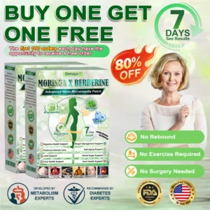 Genayu®️ MORINGA+BERBERINE Advenaced Nano Microneedle Patch| Supports Metabolism, Weight Management, Heart Health & More