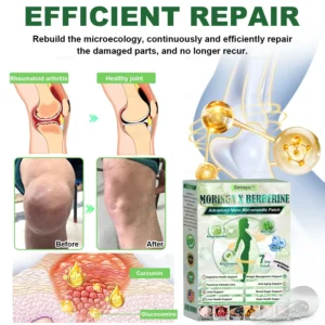 Genayu®️ MORINGA+BERBERINE Advenaced Nano Microneedle Patch| Supports Metabolism, Weight Management, Heart Health & More