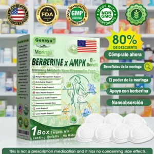 𝐆𝐞𝐧𝐚𝐲𝐮® Parche de Microagujas Nano Avanzado 10 en 1 con Moringa, Berberina y NAD+(𝐒𝐨𝐥𝐨 𝐮𝐧𝐚 𝐯𝐞𝐳 𝐚𝐥 𝐝í𝐚, 𝐜𝐚𝐦𝐛𝐢𝐨𝐬 𝐯𝐢𝐬𝐢𝐛𝐥𝐞𝐬 𝐞𝐧 𝟕 𝐝í𝐚𝐬) 𝐏𝐚𝐫𝐚 𝐨𝐛𝐞𝐬𝐢𝐝𝐚𝐝, 𝐏𝐈𝐄𝐋 𝐅𝐋𝐎́𝐂𝐈𝐃𝐀, 𝐝𝐢𝐚𝐛𝐞𝐭𝐞𝐬, 𝐚𝐩𝐧𝐞𝐚 𝐝𝐞𝐥 𝐬𝐮𝐞ñ𝐨, 𝐩𝐫𝐨𝐛𝐥𝐞𝐦𝐚𝐬 𝐚𝐫𝐭𝐢𝐜𝐮𝐥𝐚𝐫𝐞𝐬 𝐲 𝐦á𝐬